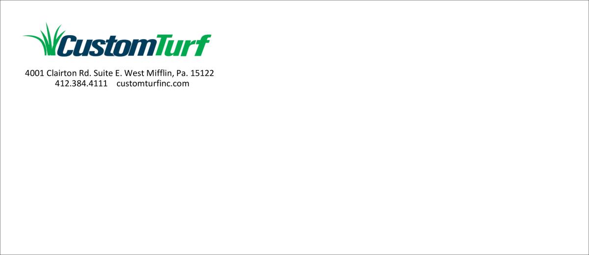 Custom Turf-Envelopes